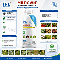 IPL MILDOWN Bio-Fungicide (Bacillus subtilis 2.0% A.S.) | Vetrivel Agro Services