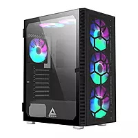 Montech X3 Glass RGB ATX Mid Tower Case – Tempered Glass | RGB Fans | USB 3.0