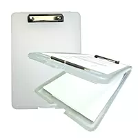 A4 Clear Clipboard Box File - Storage Filing Case