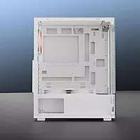 Dawg X 430 ARGB White ATX Mid Tower Case – Wrap-Around Tempered Glass