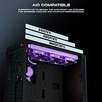 Dawg X 490 E-ATX Full Tower Case – High Airflow | 360mm Radiator | Black