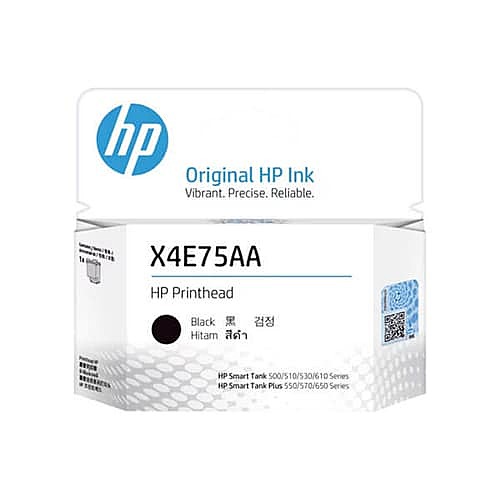 HP X4E75A Black Printhead – Original Pigment Ink Printhead for Smart Tank Series