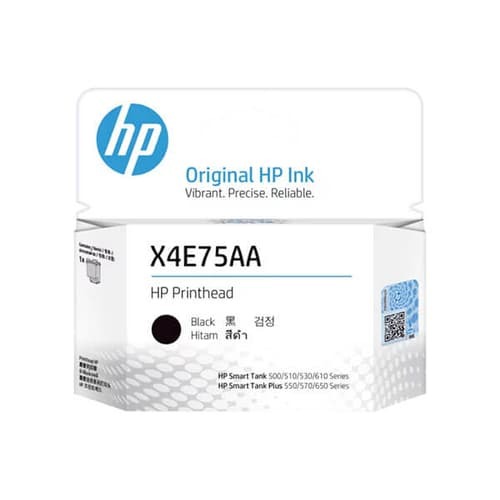HP X4E75A Black Printhead – Original Pigment Ink Printhead for Smart Tank Series