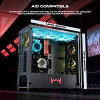 Dawg X 540 ARGB E-ATX Full Tower Case – Tempered Glass | ARGB Fans | High Airflow