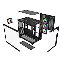 Dawg X617 ARGB ATX Mid Tower Case – Tempered Glass | ARGB Fans | USB 3.0