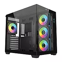 Dawg X617 ARGB ATX Mid Tower Case – Tempered Glass | ARGB Fans | USB 3.0