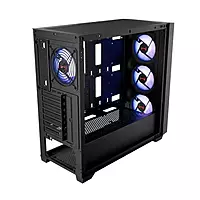 Dawg X 678 ARGB ATX Mid Tower Case – Tempered Glass | ARGB Fans | High Airflow
