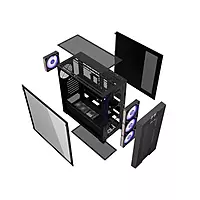 Dawg X 678 ARGB ATX Mid Tower Case – Tempered Glass | ARGB Fans | High Airflow