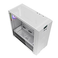 Dawg X 678 ARGB White ATX Mid Tower Case – Tempered Glass | ARGB Fans