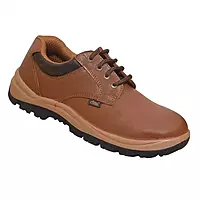 Allen Cooper 11102 | Upper Brown Barton Leather Double Density DIP-PU Sole Safety Shoe | Steel Toe