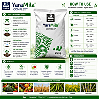 YARA YaraMila COMPLEX 12:11:18 + 2MgO + 8SO₃ | Vetrivel Agro Services