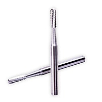 NewDiamond Round End Straight Cross-Cut FG Airotor Carbide Bur 1557 – Pack of 1