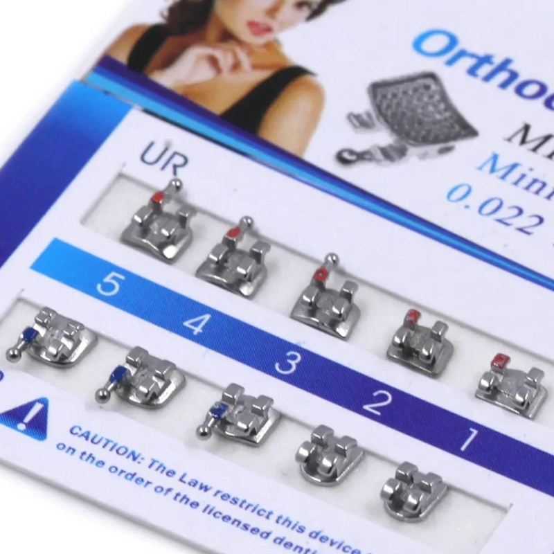 U Ortho Self-Ligating Metal Brackets MBT 022