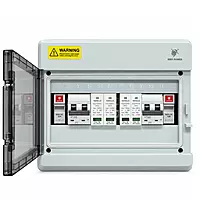 Havells DCDB Premium IP66 Waterproof – 32A MCB,600V SPD & 25A Fuse Holder  (4-10kW) (2-In-2-Out)