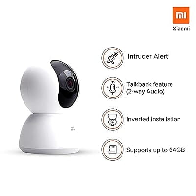 Camera Xiaomi MJSXJ05CM 360 Degree 1080p HD Wired Dome Camera No (1, White) Camera Xiaomi MJSXJ05CM 360 Degree 1080p HD Wired Dome Camera No (1, White)