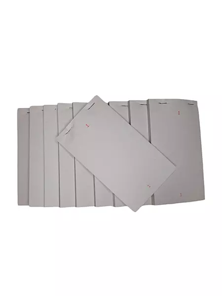 Pack of 10 95mm x 165mm Plain White Numbered Service Pads (PAD120)