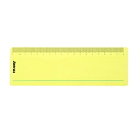 Pack of 8 Yellow 191x70mm Dyslexia Overlay Reading Rulers â€“ PET Material, Rounded Corners