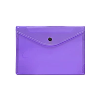 Pack of 12 Janrax A5 Purple Document Wallets