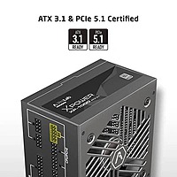 ProLab Design XPower XP-1000P 1000W Platinum ATX 3.1 Fully Modular PSU – 80 Plus Platinum