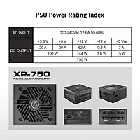 ProLab Design XPower XP-750 750W 80 Plus Gold Fully Modular SMPS – 2 PCIe Connectors