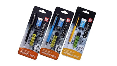 SAKURA CUSHIONING POINT MECHANICAL PENCIL COMBO PACK, 0.3 mm