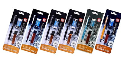 SAKURA CUSHIONING POINT MECHANICAL PENCIL COMBO PACK, 0.5 mm