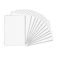 A4 Double Sided Magnetic Erasable MDF Plain Whiteboard With White Border