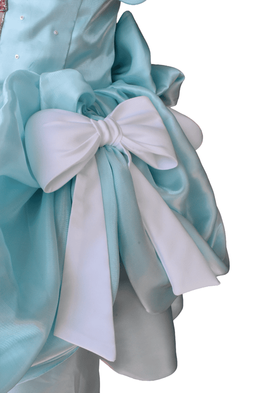 Sky Blue Disney Castle Dress