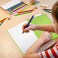 Janrax A4 Yellow 80 Pages Feint and Ruled Exercise Book