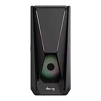 Dawg Y745 ARGB E-ATX Mid Tower Case – Tempered Glass | 360mm Radiator | Black