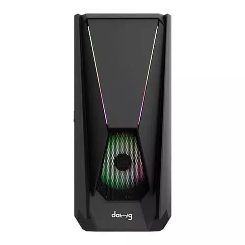 Dawg Y745 ARGB E-ATX Mid Tower Case – Tempered Glass | 360mm Radiator | Black
