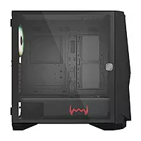 Dawg Y745 ARGB E-ATX Mid Tower Case – Tempered Glass | 360mm Radiator | Black