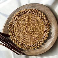 Crochet Single Colour Trivet