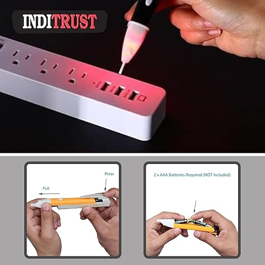 Inditrust Touchless Voltage Tester Pen (90-1000V AC)
