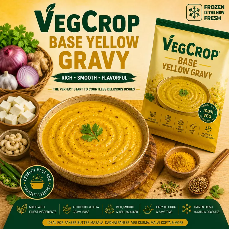 Frozen  Base Yellow Gravy 1Kg