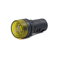 22.5mm BUZZER ILLUMINATED YELLOW