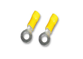 4.6 sq.mm-Crimping Type Insulated Copper Ring Type Terminal Ends | HRI-7090 (Pack Of 10)