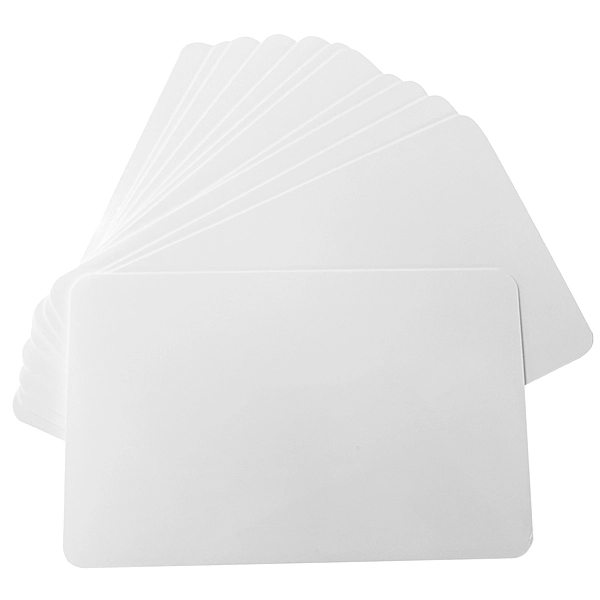 Pack of 12 8x5"" Size Dry Wipe Whiteboards - Presentation Card Size