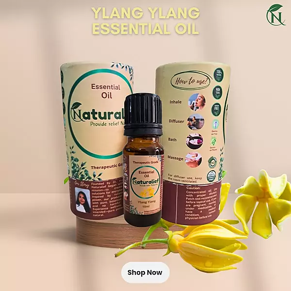 Ylang Ylang Essential Oil – 100% Pure, Therapeutic Grade | Natural Aromatherapy & Wellness Elixir