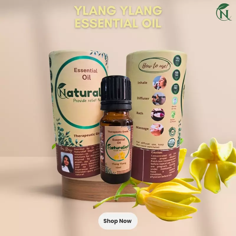 Ylang Ylang Essential Oil – 100% Pure, Therapeutic Grade | Natural Aromatherapy & Wellness Elixir
