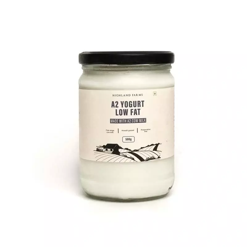 Low Fat Milk Yogurt A2 500 gms - Highland Farms