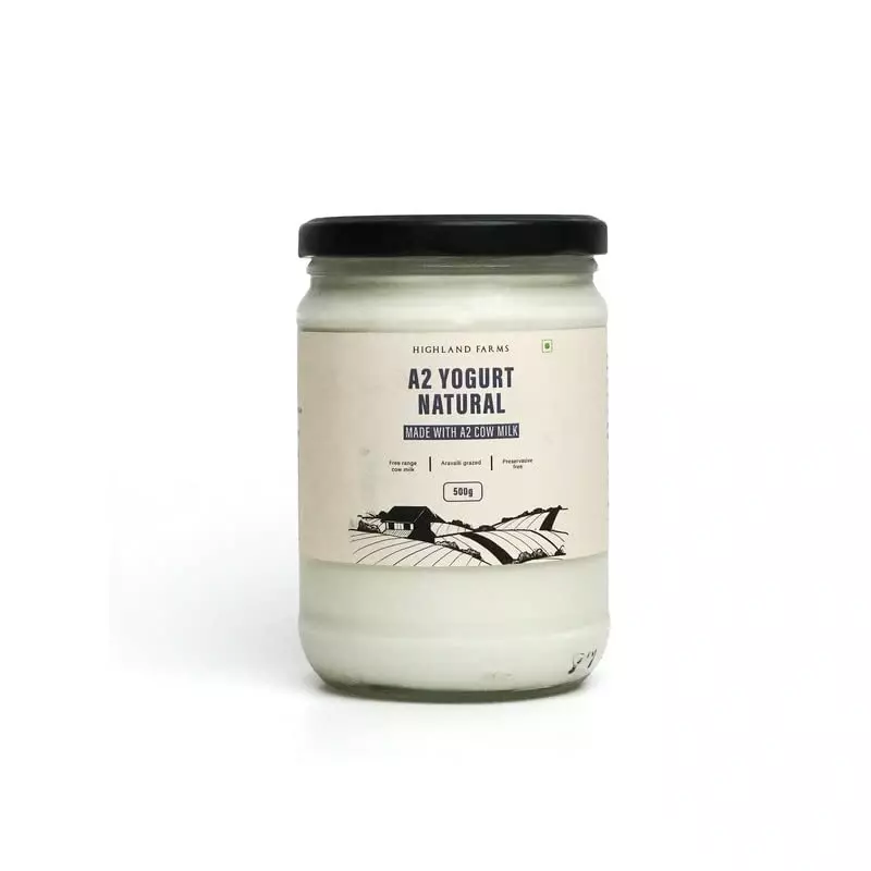 Natural Milk Yogurt A2 500 gms - Highland Farms