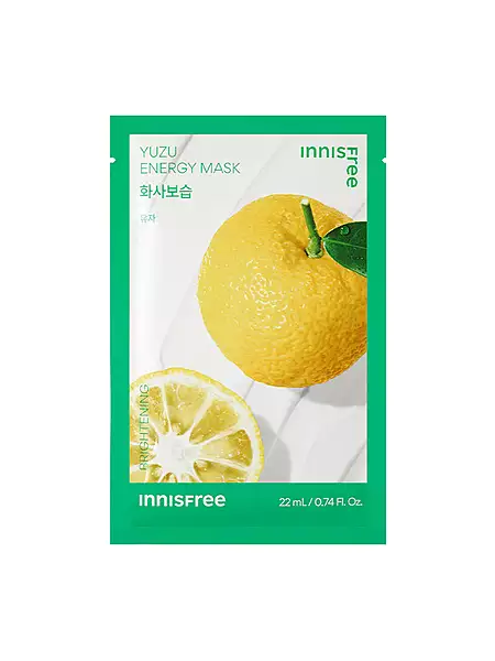Innisfree Squeeze Energy Sheet Mask - Cream Type - Yuzu