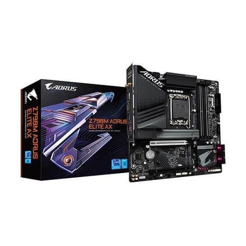 Gigabyte Z790M Aorus Elite AX DDR5 WiFi Motherboard – Intel LGA1700  mATX