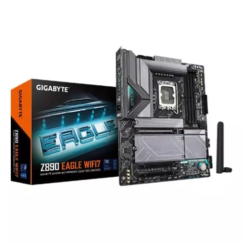 Gigabyte Z890 Eagle WIFI7 ATX Motherboard – LGA1851 | DDR5 | PCIe 5.0 | WiFi 7