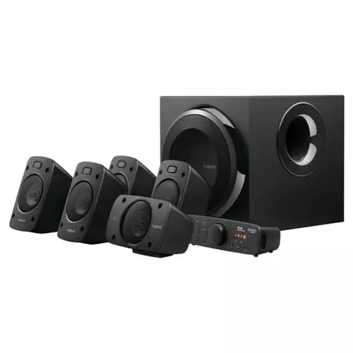 Logitech Z906 5.1 Channel Speaker System – 500W RMS | THX Certified | Dolby Digital