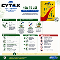 Ultima CYTOX® Insecticide (Cypermethrin 0.25% DP – Dusting Powder) | Vetrivel Agro Services