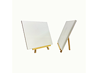 25x25cm Canvas Easel Set