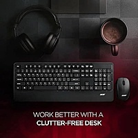 Acer ZC.A01SI.2DP Wireless Keyboard & Mouse Combo – Optical Mouse | 1 Year Warranty