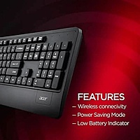 Acer ZC.A01SI.2DP Wireless Keyboard & Mouse Combo – Optical Mouse | 1 Year Warranty